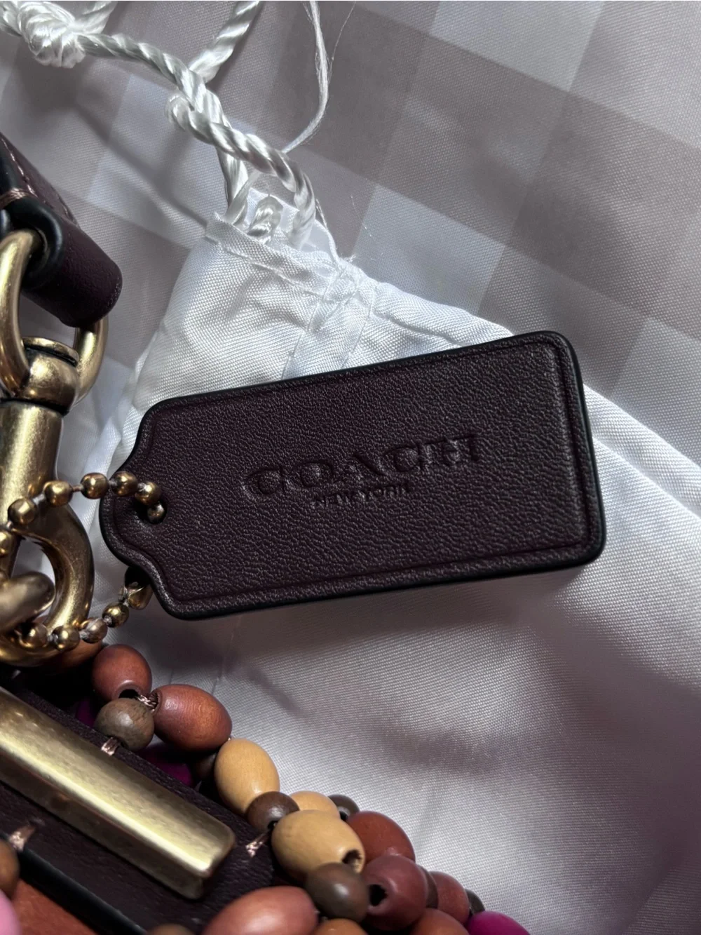Coach Multicolor Beaded Mini Shoulder Bag Tabby 26